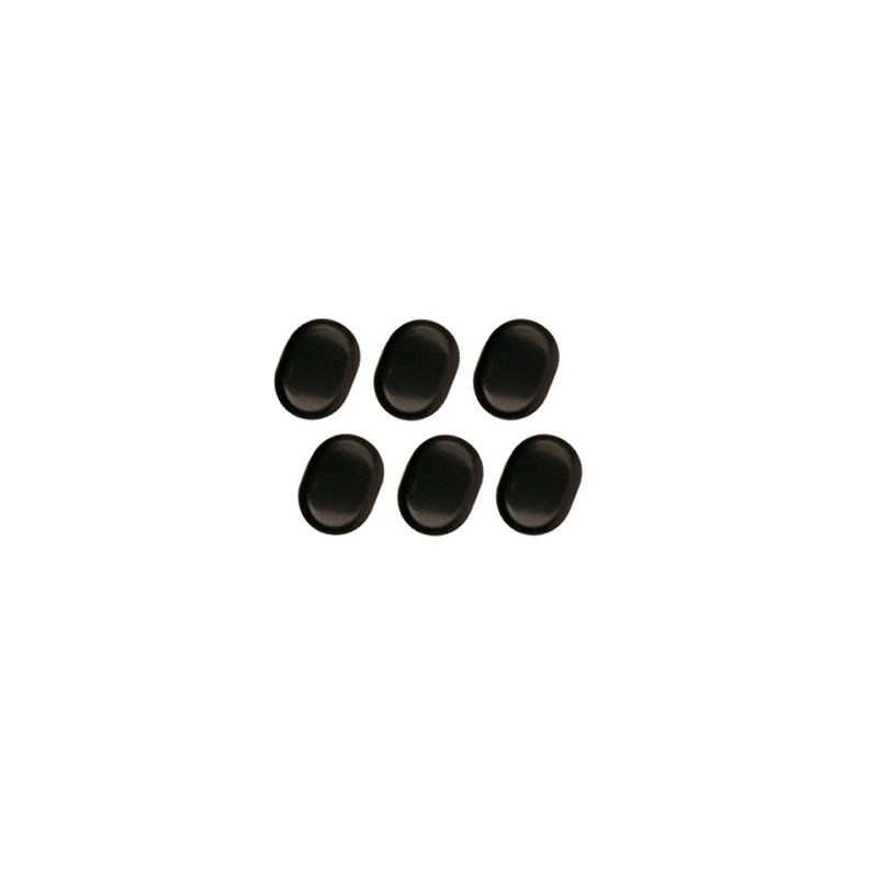 Oval Basalt Hot Stone Small Set of 6 [ Hot