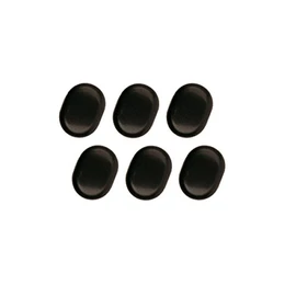 Oval Basalt Hot Stone Small Set of 6 [ Hot Stone Stone Heater Hot Stone Therapy Basalt Natural Stone Spa Lomi Lomi Hawaii Hawaiian Massage ]