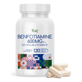 Vhc Benfotiamina 600mg 120 Cápsulas Vegetales