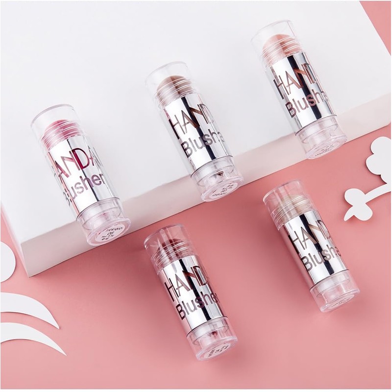Cheek Stick Blush Contour Stick with High Pigment Hydrating Long