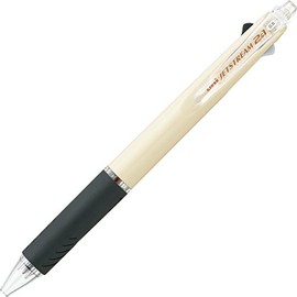 Uni Jetstream Multi Pen 2and1, 0.5mm Ballpoint Pen (Black, Red) + 0.5mm Mechanical Pencil, Ivory Body (MSXE350005.46)