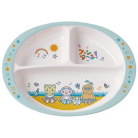 Skater M370 Children's Plate, Melamine, Lunch Plate, Fantane! 25.4 fl oz (750 ml)