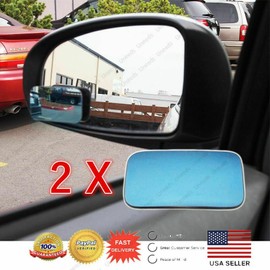 SuperAutoUSA For Sportage Blue Blind Spot Mirror Wide Angle Rear View Side Mirror