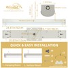 2FT LED Linear Strip Emergency Stairwell Light, 2 Watt Selectable,