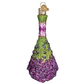 Old World Christmas Bunch of Lavender Glass Blown Ornament for Christmas Tree