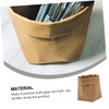 VILLFUL 1pc Creative Kraft Paper Pen Container Pot Cover for