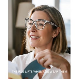 OUKEMAX 3-Pack Women's Reading Glasses with Blue Light Blocking and Anti-Glare Features A9