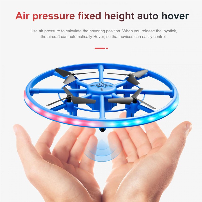 Flying Toys Drone with LED Light Remote Control Hand Drone