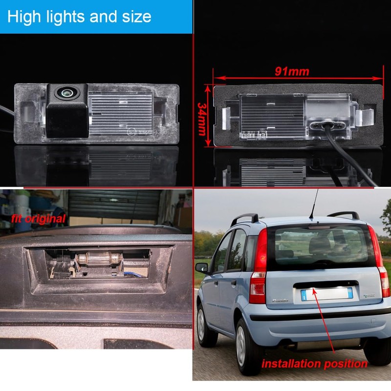 Car Reversing Camera Parking Aid Colour Camera Reversing System Replacement