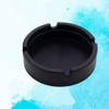 Healifty Ceniceros Para Exteriores Silicone Ashtray, Unbreakable Rubber High Temperature