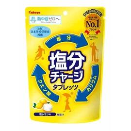 Kabaya Foods Salt Charge Tabretts, Salt Lemon, 2.8 oz (81 g) x 6 Bags