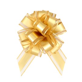 sxvblly 6 PCS Large Pull Bows 6 Inch Gold Bows for Gift Wrapping Wedding Basket Decorated Birthday Party Christmas Gift Boxes Flower Decorations