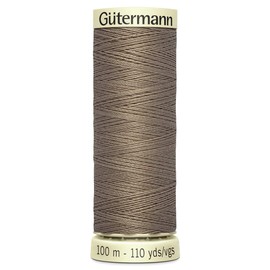 Gutermann Sew All Polyester Thread, 100Mtr, Fawny Taupe (0160), 5.5 x 1.8 x 1.8 cm