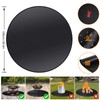 39" Inches Under Grill Mat, 3-Layer Thickened Fire Pit Mat,