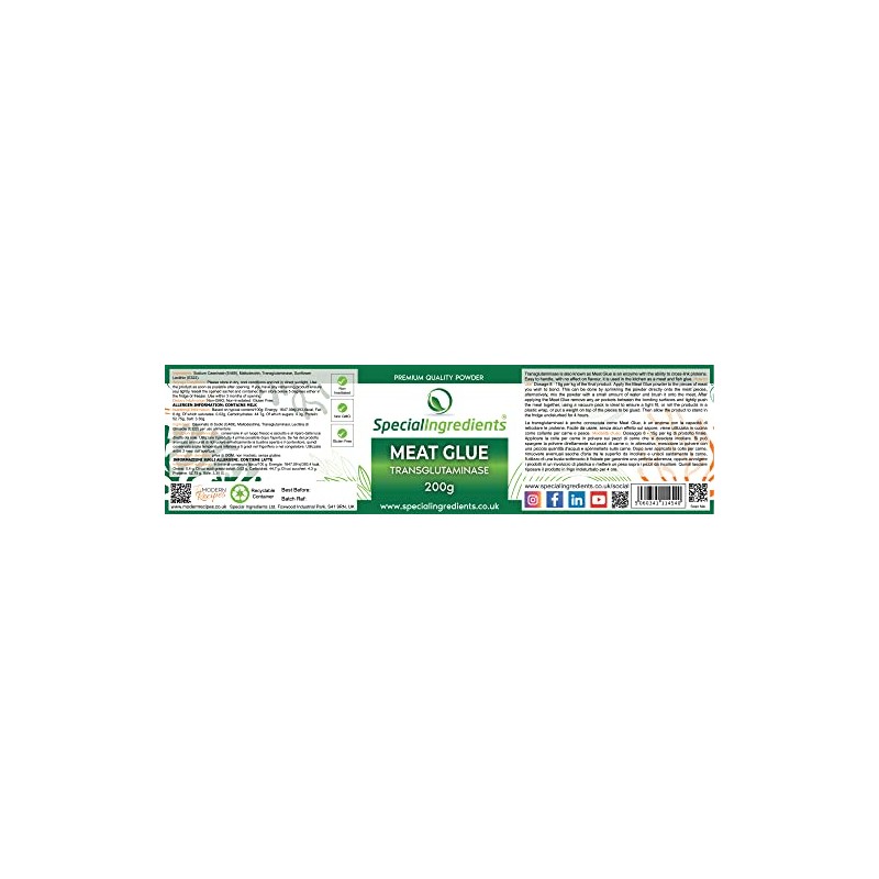 Special Ingredients Meat Glue / Transglutaminase 200g Premium Quality