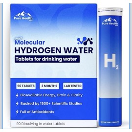 Pure Health Max PHM Hydrogen Water Tubes, Tablets For Drinking Water Magnesium Electrolytes New