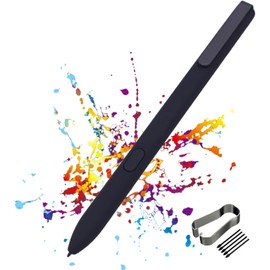 Marker für Remarkable 1/2 Tablet Notebook, digitaler Eingabestift, EMR, ohne Integralgummi, kein Aufladen erforderlich, keine Konfiguration erforderlich (Schwarz)