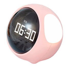 Ciieeo Led Alarm Clock Digital Wake up Clock Smart Boys and Girls' Timepiece Voice Control Night Light