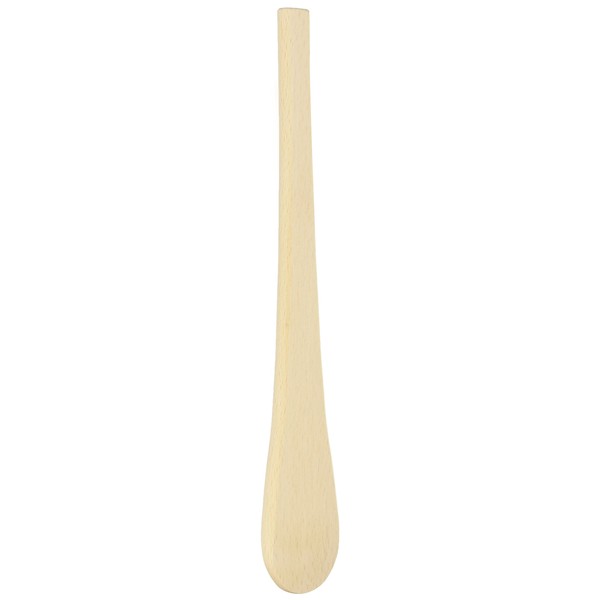 Endoshoji Commercial Cylindrical Frosting Spatula, Tapered Beech Wood, Made in Japan