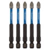 Draper 05675 PZ-Type Impact Screwdriver Bits, No.2 x 75mm (Pack