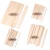 JIUHSHN 1000Pcs Waxing Sticks - 4 Style Assorted Wood Wax