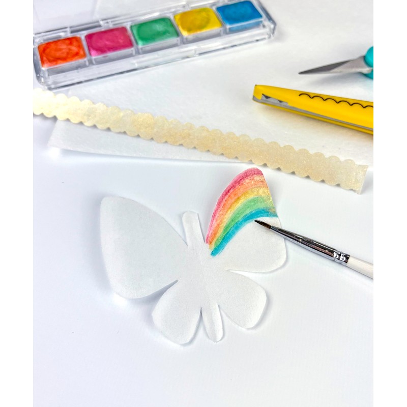 Wafer Paper Flexible Edible Printer Sheets 12 Pack 0.4mm White