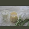 Tulip Shaped Glass Candle Holder Spring Flower Tealight Candle Holder
