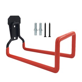 B Baosity Garden Hose Holder Hook Utility Hanger Stand Bracket Organizer Garage Storage Holder Garage Hanger for Outside Yard Ropes, Orange