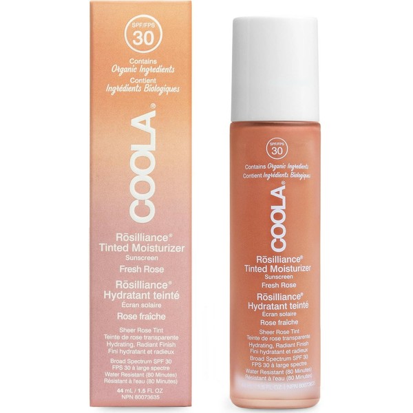 COOLA Rosilliance Tinted Moisturizer Organic Sunscreen SPF 30 Fresh Rose