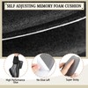 8 Pairs Shoe Tongue Pads, Non Slip Cushion Inserts,Brown,L