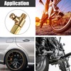 X AUTOHAUX 30cm 12" Car Tire Air Inflator Hose Adapter