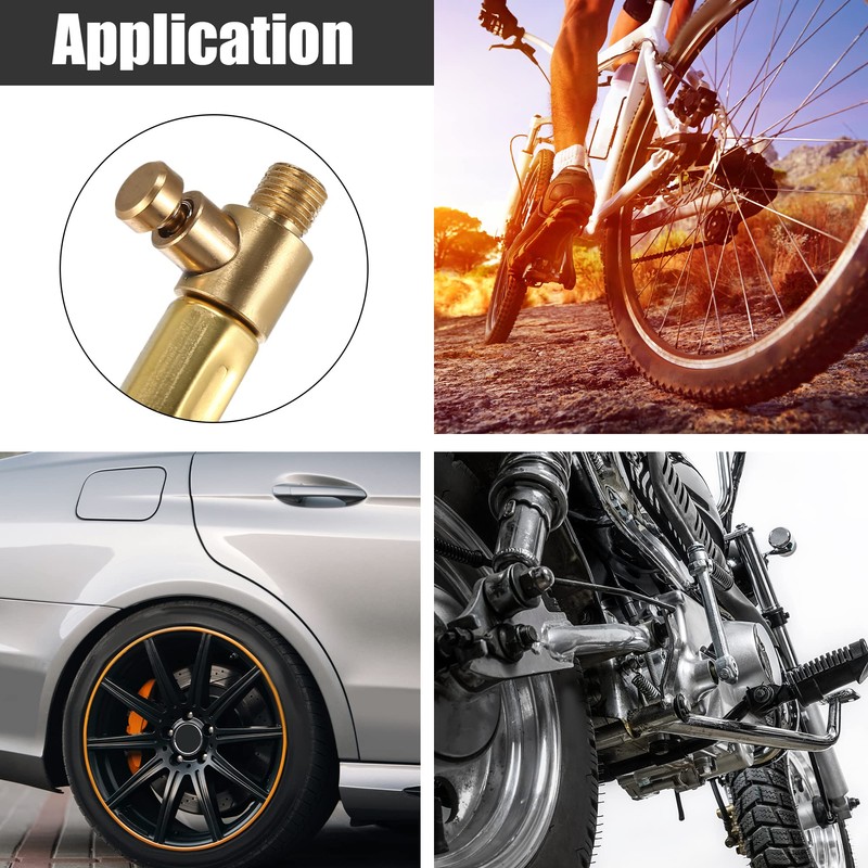 X AUTOHAUX 30cm 12" Car Tire Air Inflator Hose Adapter