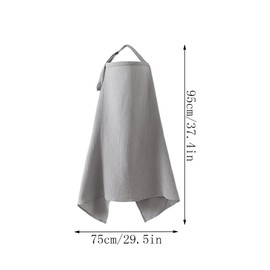 Changyeah Muslin Nursing Cover,A Light Gray Item Item Breastfeeding Cover Nursing Cover,Soft&Breathable Cotton Breastfeeding Cover for Women,for Mother Nursing Apron