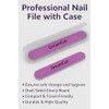 DreamCut Lima de uñas con estuche: lima de uñas portátil