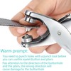 Mudder 301 Pcs Grommet Eyelet Pliers Tool Kit, Fabric Leather