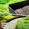 Hugeleaf Metal Landscape Edging, 40” L x 4.5” H Metal