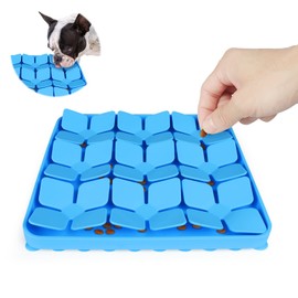 MOOGROU Snuffle Mat for Dogs,Silicone Interactive Dog Mat No Hurt for Dog's Nose for Smell Training and Slow Eating,Encourages Natural Foraging Skills and Stress Relief for Dog Mental Stimulation Toys