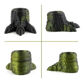 Viabty Creative Dinosaur Claws Pen Pencil Holder, Pen Holder for Desk Office Decor Home Office School Desk Docoration Ideal Gifts for Men Women Boys Girls