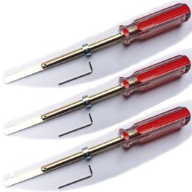 Elevator Drop Key Elevator Door Key Emergency Key with Handle… (3, Red)