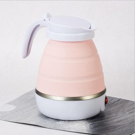 Mini Travel Winter Outdoor Portable Electric Kettle Foldable Kettles Food Grade Silicone Small Size Home Household Silicone Kettle Convenient Safe Quick Multipurpose Utility Tool