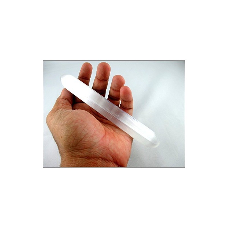 Jet International Fantastic Selenite Smooth Wand 6 Inches Approx. 100