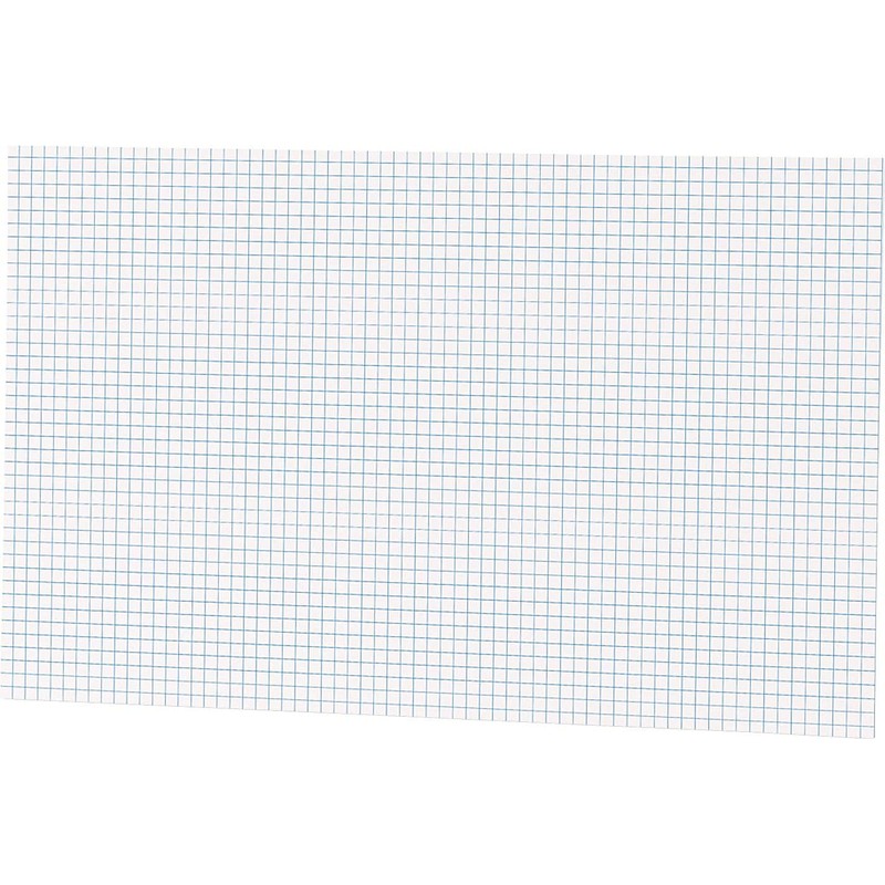 Ampad Quadrille Double Sided Pad, 11 x 17, White, 4x4