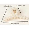 Seleny Pearl Claw Clips (Butterfly, 12 cm)