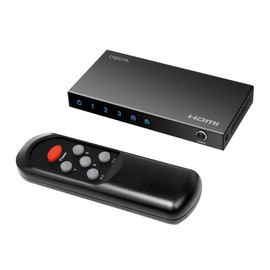 LogiLink HD0062 HDMI Switch 3x1 Port (3X Sources to ONE Monitor/TV) with 4K/60Hz Resolution and Full 3D, HDCP, HDR, CEC, RC