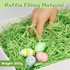 200 g Easter Grass, Easter Grass Shredded Paper Green, Easter