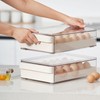 Egg Storage Box Drawer Design 48 Eggs Holder Plastic Refrigerator