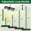 Ocean Ice Lawn Leveling Rake 30x10, 25-72" Adjustable Long Handle