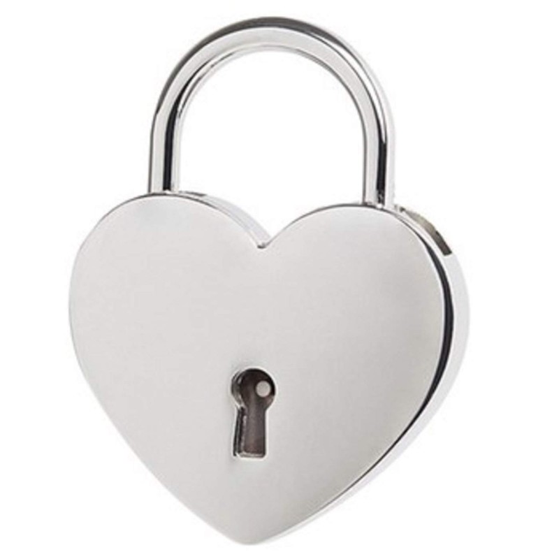 Love Heart In Silver With Large 60 x 45 mm