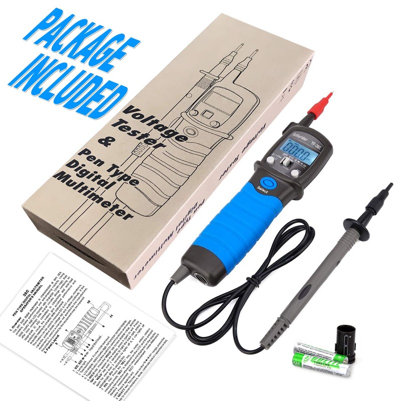 INFURIDER Digital Pen Multimeter YF-38C High Precision AC/DC Voltage Tester