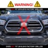 Coast2Coast International (CCI) Center Chrome Grille Grill Overlay 2 Piece